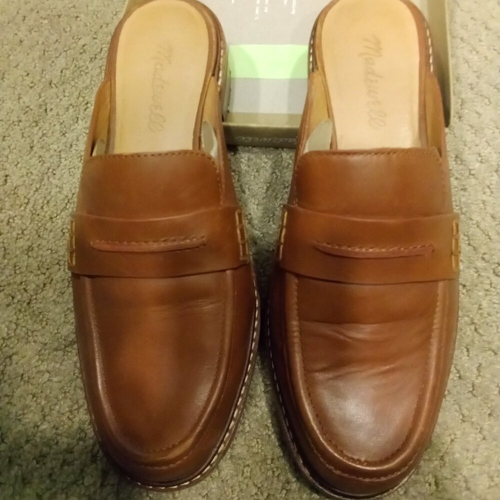 Madewell Lugsole Loafer Mules 6.5